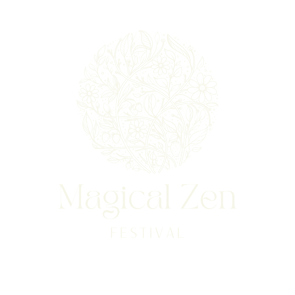 Logo Magical Zen Festival wit